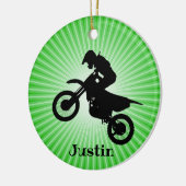 ATV Motorraddesign Keramik Ornament (Links)