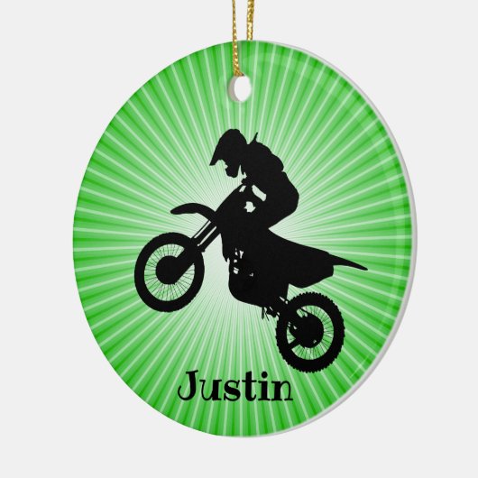 ATV Motorraddesign Keramik Ornament (Links)