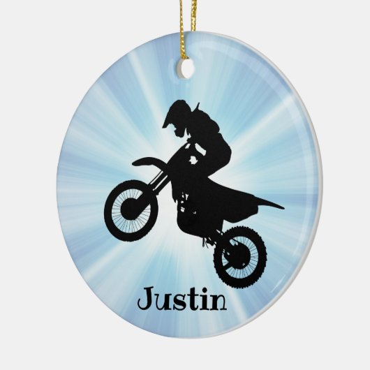 ATV Motorraddesign Keramik Ornament (Links)