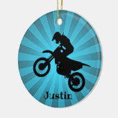 ATV Motorraddesign Keramik Ornament (Links)