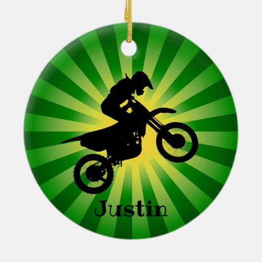 ATV Motorraddesign Keramik Ornament (Hinten)