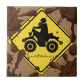ATV Mudding Sign Thunder_Cove Fliese (Vorderseite)