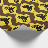 ATV Mudding Sign Thunder_Cove Geschenkpapier (Ecke)