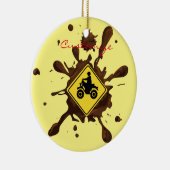 ATV Mudding Sign Thunder_Cove Keramik Ornament (Rechts)