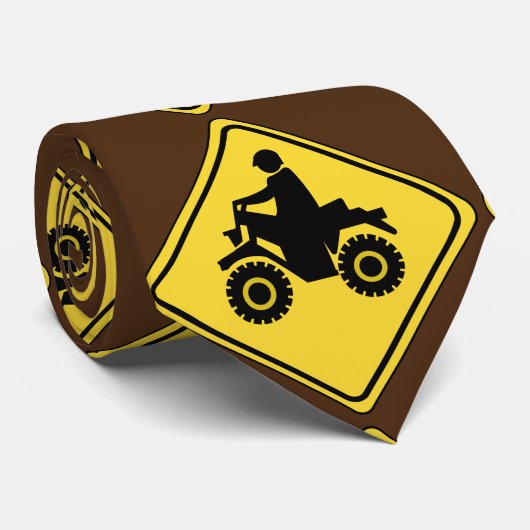 ATV Mudding Sign Thunder_Cove Krawatte (Gerollt)