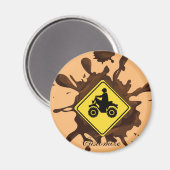 ATV Mudding Sign Thunder_Cove Magnet (Vorderseite/Rückseite)