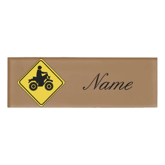 ATV Mudding Sign Thunder_Cove Namenschild (Vorderseite)