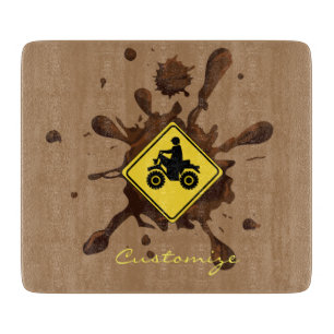ATV Mudding Sign Thunder_Cove Schneidebrett