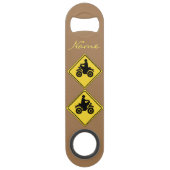 ATV Mudding Sign Thunder_Cove Speed Flaschenöffner (Rückseite)