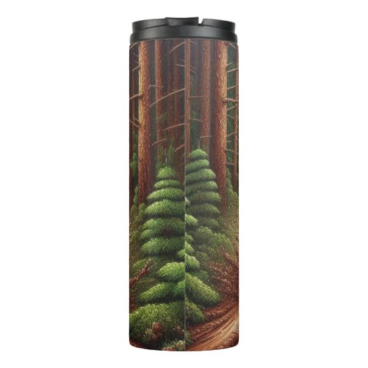 ATV Mudding: Wald außerhalb der Straße Thrill Thermosbecher (Rückseite)