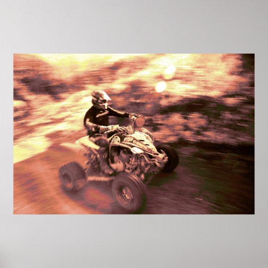 ATV Offroad-Rennbahn Poster (Vorne)