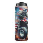 ATV Patriot: Amerikanischer Sieg über die Straße Thermosbecher (Vorderseite)