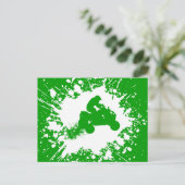 ATV-Plattform Postkarte (Stehend Vorderseite)