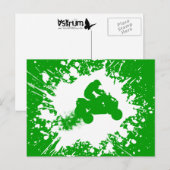 ATV-Plattform Postkarte (Vorne/Hinten)