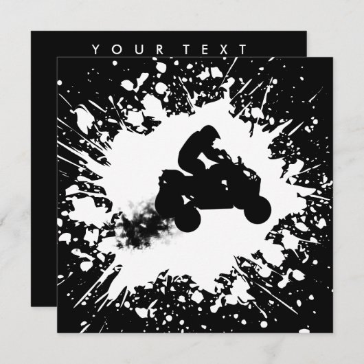 ATV-Platz Einladung (Vorne/Hinten)