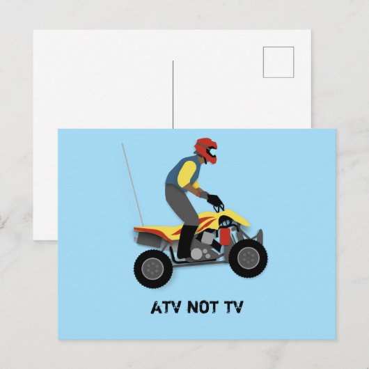 ATV POSTKARTE (Vorne/Hinten)
