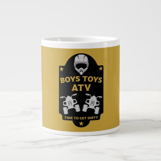Atv Quad Abenteuer Jumbo-Tasse (Vorderseite)