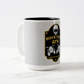 Atv Quad Abenteuer Zweifarbige Tasse (Vorderseite Links)