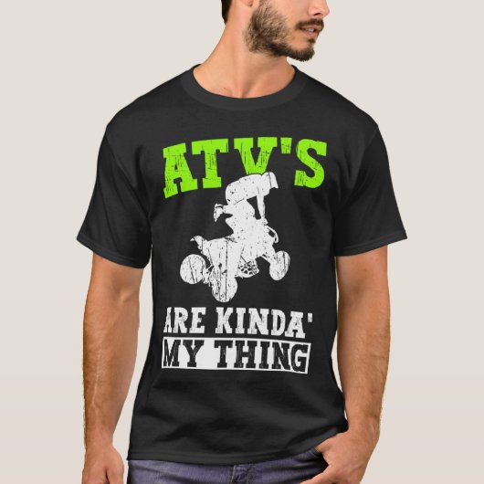 ATV Quad And Quad Rider T-Shirt (Vorderseite)
