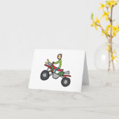 ATV Quad Bike Karte (Gelbe Blume)