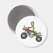 ATV Quad Bike Magnet (Vorderseite/Rückseite)