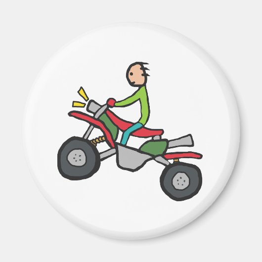 ATV Quad Bike Magnet (Vorne)