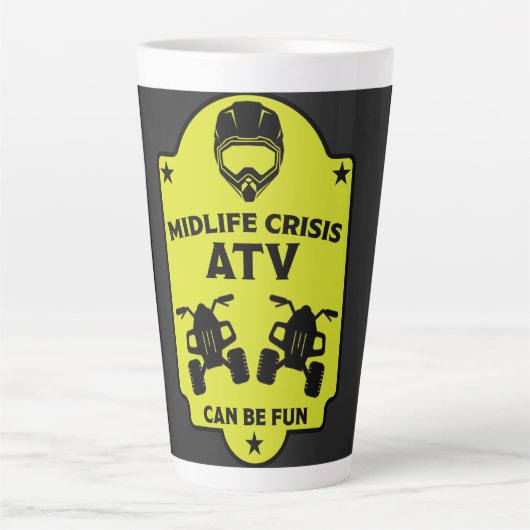 ATV Quad Outdoor Adventures Milchtasse (Vorderseite)