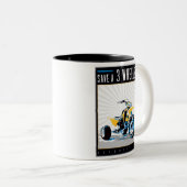 ATV - Retten Sie einen Geschäftemacher 3 Zweifarbige Tasse (VorderseiteRechts)