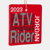 ATV Rider Extraordinaire CUSTOM Keramikornament (Rechts)