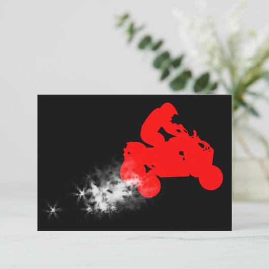 ATV: Schmutzweg Einladung (Stehend Vorderseite)