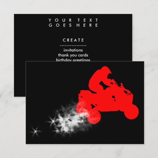 ATV: Schmutzweg Einladung (Vorne/Hinten)