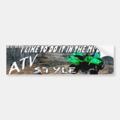 ATV STICKER AUTOAUFKLEBER (Vorne)