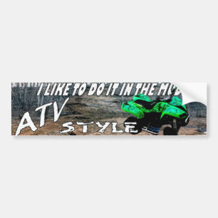 ATV STICKER AUTOAUFKLEBER