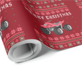 ATV Ugly Christmas Sweater Geschenkpapier (Rolleneckpunkt)
