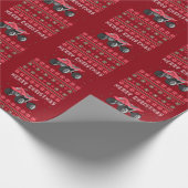 ATV Ugly Christmas Sweater Geschenkpapier (Ecke)