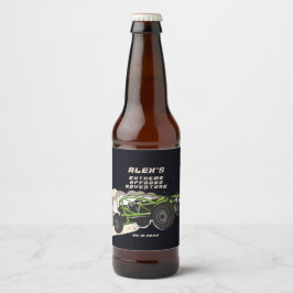 ATV UTV Offroad Abenteuer Extreme Sports Car Club Bierflaschenetikett