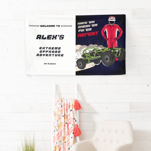 ATV UTV Offroad Extreme Car Adventure Club Willkom Banner (Insitu)