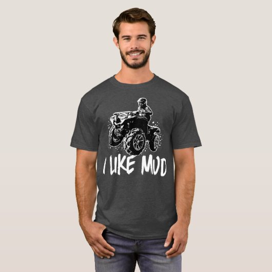 ATV Vier-Rad-Off Road I mag Mud Mudding T-Shirt (Vorne ganz)