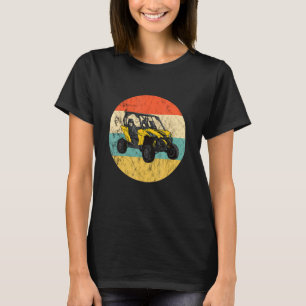 ATV Vierrad Quad Bike Retro Vintager Sonnenunterga T-Shirt