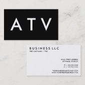 ATV VISITENKARTE (Vorne/Hinten)