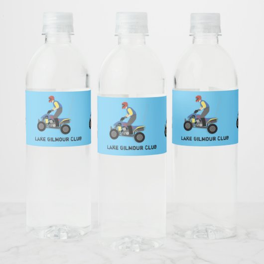ATV WASSERFLASCHENETIKETT (Flaschen)
