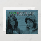 ATWAR mit LIES-Postkarte Postkarte (Vorne/Hinten)