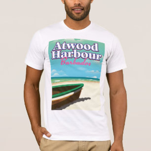 Atwood Hafen-Bahamas-Reiseplakat T-Shirt