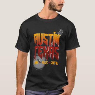 Atx Live Music Hauptstadt Texas Austin T-Shirt