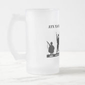 ATX taktische Gründer Glas Mattglas Bierglas (Links)