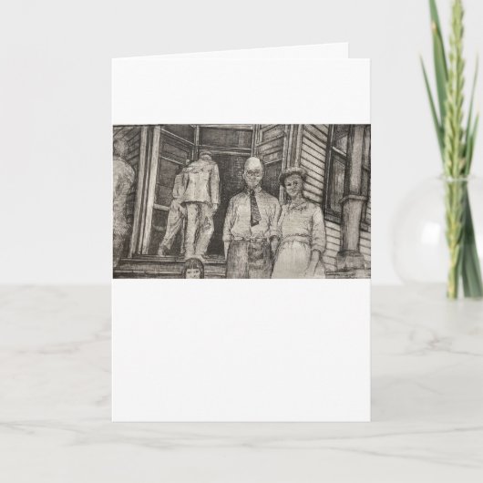 Ätzkarte Karte (Vorderseite)