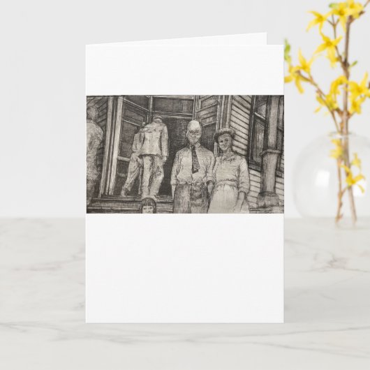 Ätzkarte Karte (Gelbe Blume)