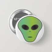 Auβerirdisches Leben Button (Vorne & Hinten)