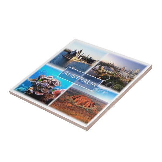 AU015 AUSTRALIEN, Mosaik, Ozeanien, Fliese (Seite)