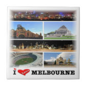 AU016 MELBOURNE, Australien, Ozeanien, Fliese (Vorderseite)
